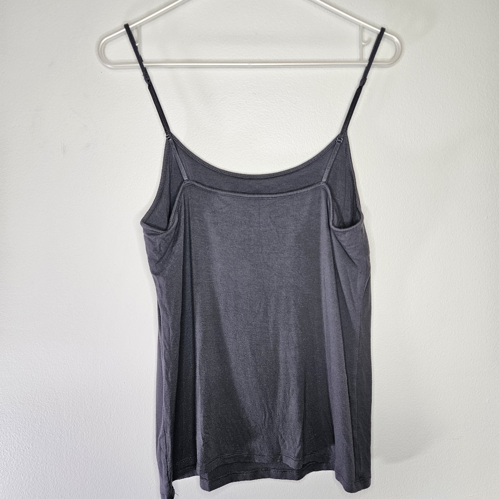 Gilligan & O'Malley Gray Sleep Camisole with Built-In Liner Sz XL - Picture 9 of 9